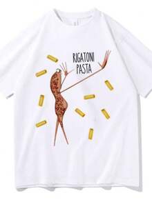 Women's T-ShirtsHot  Funny Marcus The Worm Meme Casual Graphics T-Shirt Mens Women 100 Cotton T Shirts Short Sleeve Tops Streetwear Unisex - 白色 - 查看 1