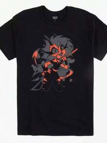 blusas para mujer Blitz T-Shirt Hot Topic Exclusive Vintage Pure Cotton Streetwear Oversised Retro Short Sleeve Men and Women T-shirtblusas para mujer playeras de mujer vestidos casuales para mujer y2k playeras deportivas para mujer verano camisetas ropa de mujer Fashion Perfect For Daily - Negro - Ver 1