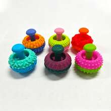 1/2/3pcs Silicone Finger Stress Relief Toys, Sensory Stress Relief Gadgets, Suitable For Teens And Adults, Tactile Desk Toys, Autism ADHD Anxiety Relief Gifts, Christmas Stocking Stuffers, Random Colors And Styles - Multicolor - View 12