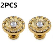 4PCS French Vintage Cabinet Knob, Inlaid Pearl & Rhinestone Drawer Pull, Decorative Furniture Door Handle For Dressing Table, Wardrobe Door, Home Hardware Decor - A - View 16