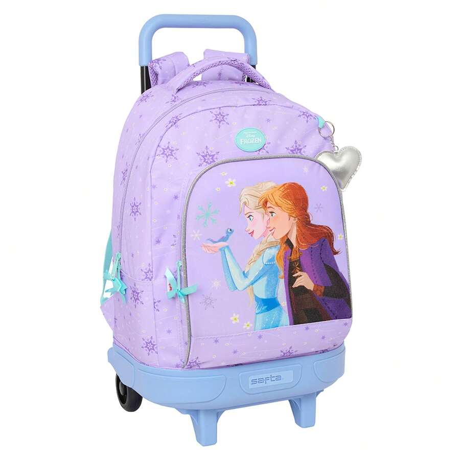 Safta | Disney Frozen School Backpack, Adaptable To Trolley (Without Trolley), Main Compartment With Zipper, Ergonomic And Padded, Large Front Pocket, Side Bottle Holders - Option 10 - View 1