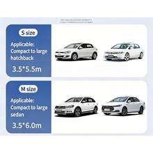 Disposable Thickened Drawstring Car Dust Cover, Waterproof Anti-Rain Anti-Pollution Car Protector, Convenient Car Protective Cover Against Bird Droppings And Fallen Leaves - Multicolor - View 3