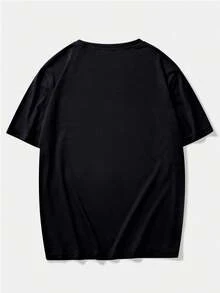 Camiseta de Mujer con Estampado de Calavera Mexicana para el Día de los Muertos, La Jefa, Cuello Redondo, Algodón, Tops de Verano para Mujer, Regalo, Camiseta de Manga Corta100%Cotton - Negro - Ver 2