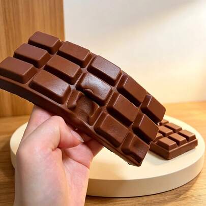 Realistic Chocolate Slow Rebound Squeeze Stress Relief Toy, Office Desk Decor, Slow Rebound Toy
