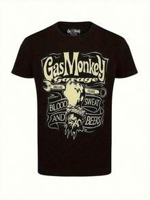 1 Pieza Camiseta 180g 100% Algodón Unisex Holgada. 1 Pieza Camiseta 180g 100% Algodón Unisex Holgada. Camiseta Gas Monkey Garage edición limitada con diseño impactante de garra y texto que destaca la pasión por los autos al estilo y2k perfecta para los amantes de la cultura automotriz cómoda y de calidad ideal para cualquier ocasión y para lucir con estilo en México Cómoda y versátil para escuela, trabajo, salidas y eventos casuales Cómoda y versátil para escuela, trabajo, salidas y eventos casuales - Negro - Ver 6