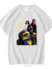 Blouses For Women New Acheter Cool As Vanilla Ice  All Size T Shirt FN1635 Long Sleeves Vintage Washed Stylish Soft Designer Clothes - 白色 - 查看 1