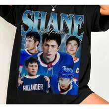 Hollanov, Hot Rivalry Hockey Romance T-Shirt, Vintage Hockey Fan T-Shirt, Gift For Women And Men, Unisex T-Shirt, Ilya Rozanov T-Shirt, Funny Fandom Tour, Hot Rivalry Merch, Sports Romance Q BDFU RRKC - 白色 - 查看 3