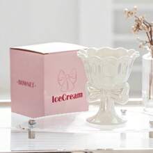180ml Ceramic Bow Pearl Glaze Cute Mug, Japanese Style Dessert Ice Cream Cup, Milk Tea Cup, Milk Coffee Cup, Latte Cocoa Cup, Cappuccino Cold Drink Cup, Home Water Cup, Juice Yogurt Cup, Couple Cup For Women, Matcha Cup, Office, Birthday Graduation Season Gift, Tableware Set, Tea Cup, Back To School Season - Multicolor - View 9