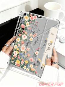 Ốp máy tính bảng họa tiết hoa phù hợp với iPad Air 8 (M4) 2026 (11 inch) / 2026 (13 inch), 9.7/10.2/10.5/10.9/12.9/Pro 11/A16, thế hệ thứ 10, Kindle Paperwhite thế hệ thứ 12 2024, Kindle (thế hệ thứ 11 - ra mắt năm 2024), chống rơi mềm mại, chức năng ngủ/thức thông minh, ốp máy tính bảng gập hình chữ Y, góc nhìn đa dạng. - Nhiều màu - Xem 5