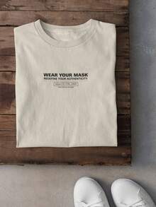 Aveloz Authenticity Men's T-Shirt, Comfortable, 100% Cotton - Putih Gading - View 4