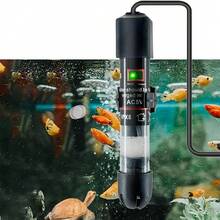1 pieza Calentador de pecera mini, Varilla de calentamiento con control automático de temperatura para tortugas, Varilla de calentamiento para acuario micro y pequeño - Multicolor - Ver 2
