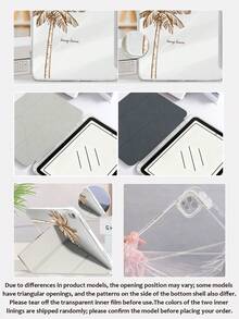 Ayotu 椰树图案女巫Y型支架翻盖保护套，兼容iPad A16、iPad Air 8(M4)2026（11英寸）/2026（13英寸）、iPad Pro 13 12.9英寸/11英寸、iPad Air 11英寸/13英寸、iPad mini、iPad Air 11英寸保护套、Kindle（第11代，2024年发布）、Kindle Paperwhite（第12代，2024年发布） - 彩色 - 查看 7