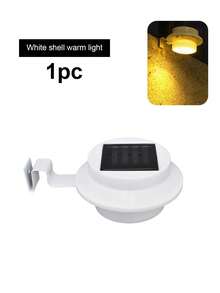 1pc Solar LED Fence Light - Outdoor Solar Lights For Outdoor Garden, Front Door, Railing And Deck Safety Lighting - One Size - View 11