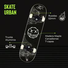 Punkito XX Semi-Professional Complete Urban Skateboard - 黑色 - 查看 5