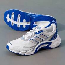 Adidas 全新CLIMACOOL清風系列輕盈透氣男女跑步鞋 - 白色/藍色/銀色 - 查看 3