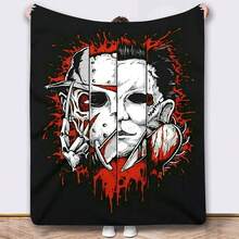 Warner Bros Cross-Border Horror Character Pattern Flannel Blanket Foreign Perverted Murderer Movie Character Blanket - wx0805031 - 查看 9
