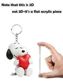 Cartoon Snoopy Keychain Pendant For Car Decoration, Small Accessory For Girls, Mood-Themed Gift For Couples, Small Present For Lovers - Irregular - View 4