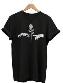 1 Self Love Club T-Shirt - Retro Valentine's Day T-Shirt, Valentine's Day Gift, Galentines Ap180g 100% Cotton - 黑色 17 - 查看 1