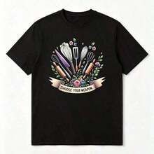 Happy Valentine's Day! New Candy Candy Anime T-Shirt For Women, 220g, Crew Neck, Casual, Thick Pure Cotton, Breathable And Comfortable. | Exquisite Design | Loose And Comfortable | Easy To Match | - 7 - 查看 2