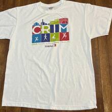 2008 Crim Flint Michigan Race Graphic T-Shirt Adult Large White Double Sidedblusas para mujer playeras de mujer vestidos casuales para mujer y2k playeras deportivas para mujer verano camisetas ropa de mujer Fashion Perfect For Daily - Blanco - Ver 6