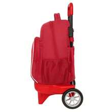 | Large Rolling Backpacks Sevilla FC Compact Evolution Removable Washable And Water Resistant, 6" With USB Double Padded Compartment, Hidden Anti-Theft Zipper, Organizer, Red, 6? - Option 9 - View 4
