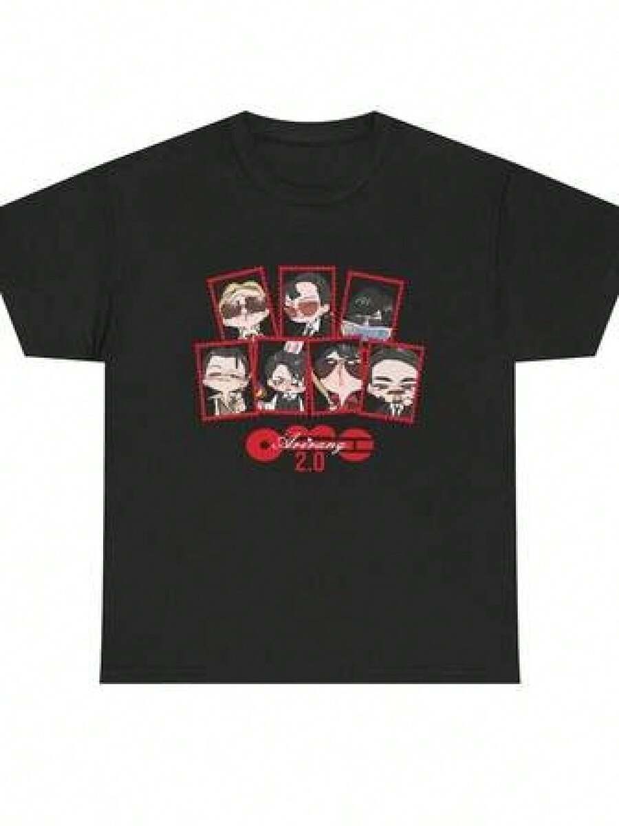 2.0 MV Álbum Arirang Camisa Camisa Regalo Para Ejército, 2026 mundo Tour Regalo para Ventilador, Concierto Conjunto de ropa Concierto Regalo para Ejército, camiseta de fútbol, , Spiderman, blusas para mujer,playeras de mujer,tops de mujer,ropa de mujer, , , sirena mirada, y2k, años 2000 estilo, cosas extrañas, fútbol, f1, bt21, camiseta de fútbol, , spiderman, blusas para mujer,playeras de mujer,tops de mujer,ropa de mujer, , , sirena mirada, y2k, años 2000 estilo, cosas extrañas, fútbol, f1, bt21 XX8Zblusas para mujer playeras de mujer vestidos casuales para mujer y2k playeras deportivas para mujer verano camisetas ropa de mujer Fashion Perfect For Daily - Negro - Ver 1