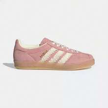 Adidas originals GAZELLE INDOOR粉紅白蕾絲低筒復古德訓T頭鞋女子板鞋 - 粉紅白色 - 查看 10