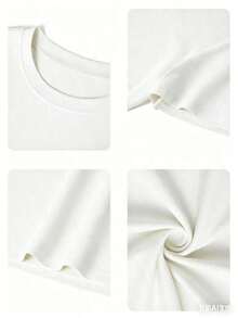 Women's Blouses Gift Short Sleeve T-Shirt With Pencil Print, Round Neck, Women's T-Shirts, Graphic Blouses For Women Softeurmuse - 白色的 - 查看 9