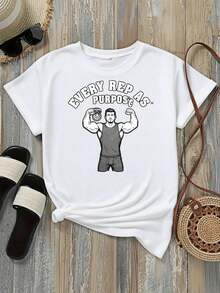 Camisetas de Mujer: Cada Repuesto Tiene un Propósito, Playera Holgada Transpirable para Mujer - Blanco - Ver 2