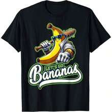 Camiseta de Algodón Puro con Diseño Divertido de Cara de Plátano, Arte de Fruta Tropical, Meme de Plátano Amarillo - Blanco 1 - Ver 8
