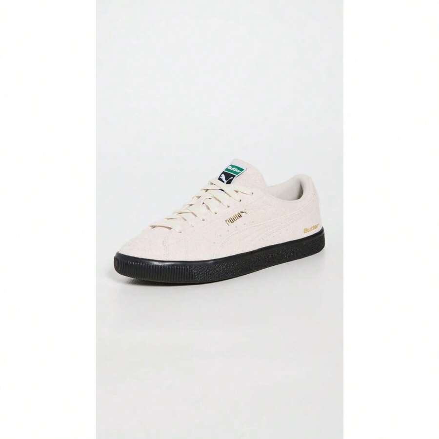 Puma X Butter Goods Men's Suede VTG Sneakers - Whisper White/Puma Black - View 1