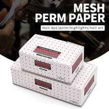 Breathable Permanent Hair Perming Kit - Perming Solution With Mesh Papers For Home Hair Perms - Multicolor - View 2