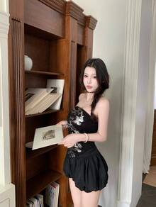 Women Tank Tops & Camis - Black - View 3