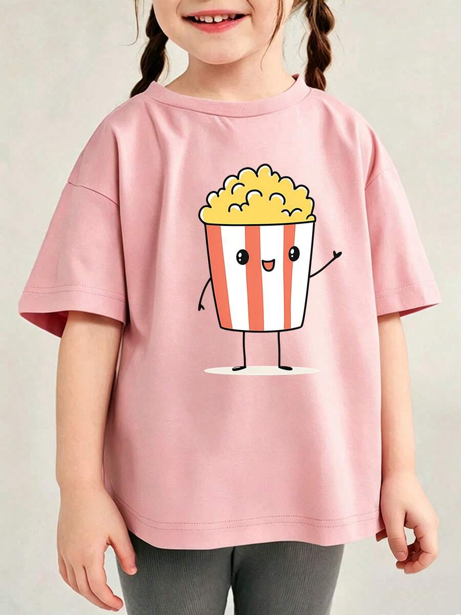 Young Girls T-Shirts - Pink - View 1