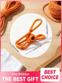 Multi-Purpose Coated Steel Clip, PVC Coated Steel Food Packaging Clip, Suitable For Potato Chip Bags, Clothing, Paper, Etc., 1/5/10 Piece, 2 Inches. - Multicolor - View 9