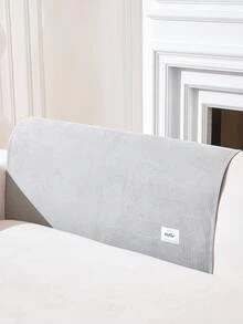 1 chiếc đệm sofa mềm có nhãn, bọc sofa chống trầy xước, đệm sofa đơn giản chống bụi, đệm tay vịn và tựa lưng sofa, chống trầy xước, bảo vệ sofa, phù hợp cho mọi mùa. - Màu Xám nhạt - Xem 5
