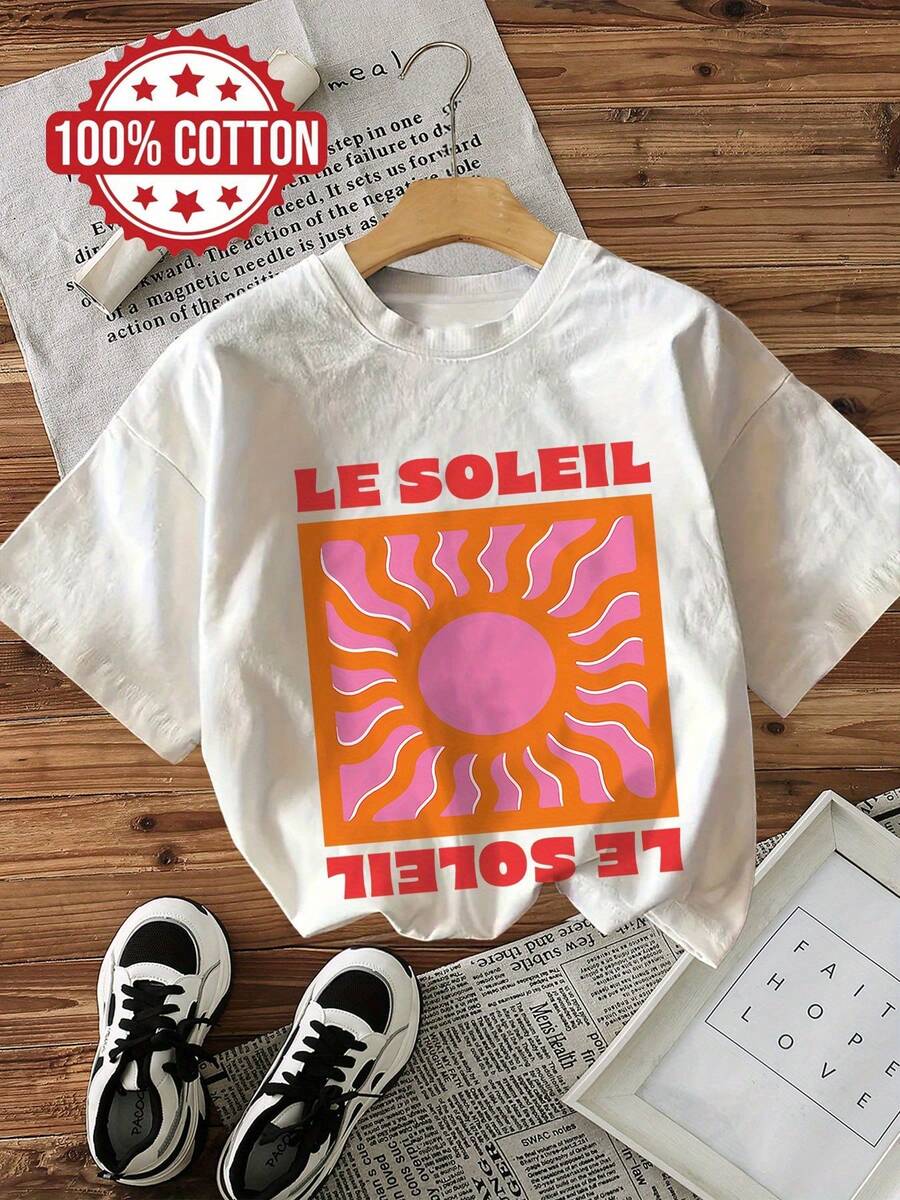 Women's Plus Size Basic T-Shirt, Loose Fit, Casual, Versatile - 白色 - 查看 1