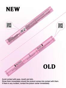1pc 2-In-1 Long-Lasting Lash Glue Set, 5ml Bonding Agent & 5ml Shaping Agent, 5ml Makeup Remover, Strong & Durable Lash Cluster Adhesive, Suitable For DIY False Lash Extension - Red Violet - View 8