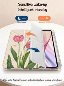 Ayotu Ốp lưng họa tiết hoa tulip hình phù thủy cho iPad A16, Air 8 (M4) 2026 (11 inch)/2026 (13 inch), Pro 13 12.9 11, Air 11 13, Mini, Air 11 inch, Kindle (thế hệ thứ 11 - ra mắt năm 2024), Kindle Paperwhite thế hệ thứ 12 năm 2024. - Nhiều màu - Xem 4