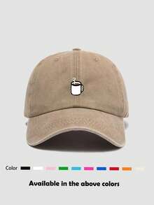 Mũ lưỡi trai unisex in họa tiết retro, kiểu dáng thường ngày, phù hợp cho mọi mùa, chất liệu mềm mại, thích hợp đội hàng ngày. - nhiều màu - Xem 10