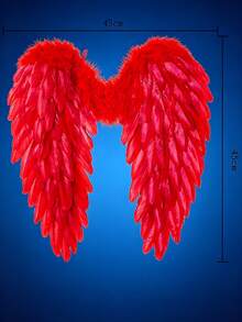 1pc Colorful Feather Angel Wings, Personalized Costume Prop For Adults, Suitable For Festivals, Performances, Cosplay Halloween Halloween Accessories - A - View 15