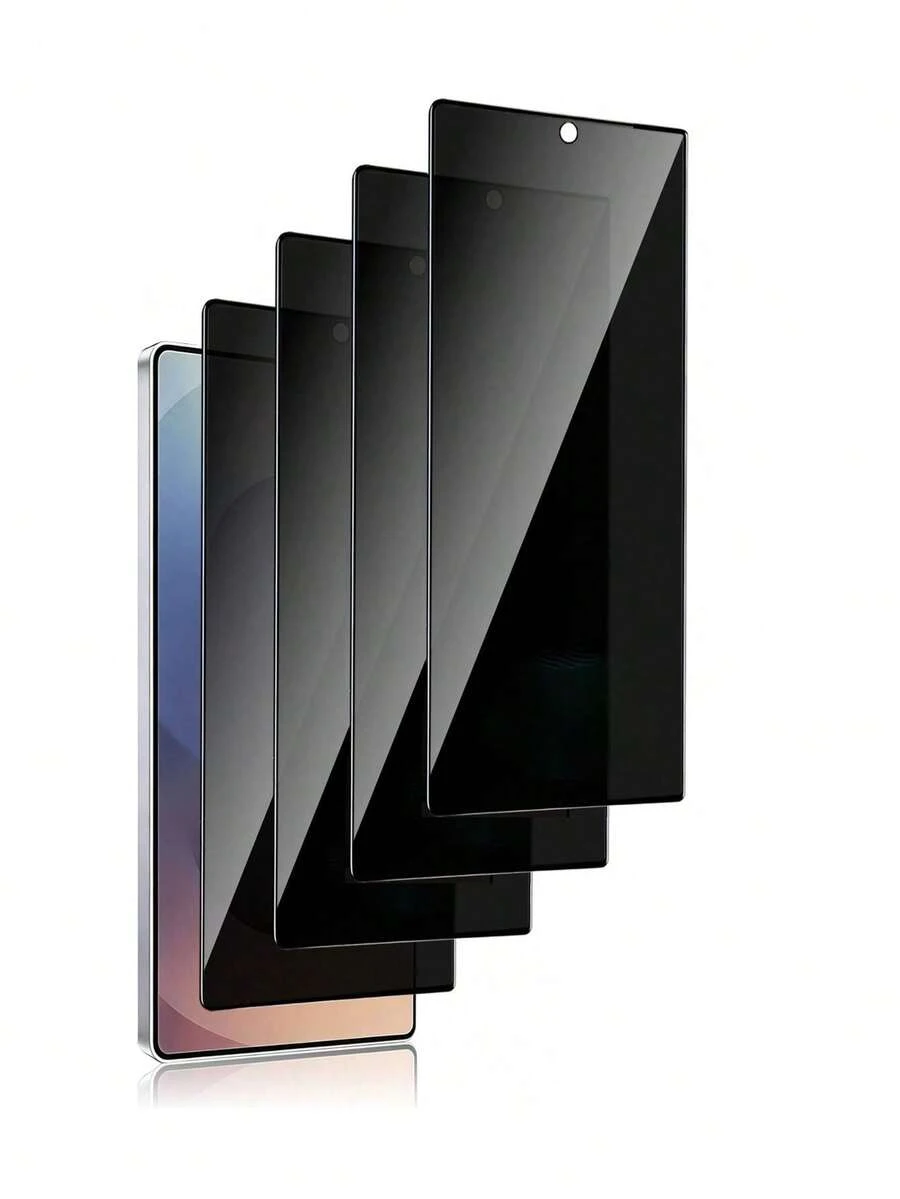 4件組 相容於 OPPO-5/5i/5S/C3/C11/C12/C15/C20，相容於 17 Pro Max/17Air/17/16/16 Pro Max 防窺玻璃螢幕保護貼 [國際版非本地版]，相容於 OPPO 手機殼，相容於 13，螢幕保護貼相容於 14，防窺螢幕保護貼，隱私保護，手機配件