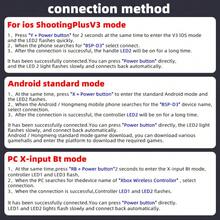 1pc Expandable Mobile Game Controller, Compatible With Apple/Android/PC/Switch/PS3/4, External For Mobile Games Like Simulator, Wireless Handheld For King Of Glory/ Games - View 10