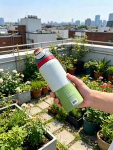 32oz Stainless Steel Insulated Water Bottle - Leak-Proof Sports Water Bottle With Dual Function Spout, Flip Lid Straw And Wide Mouth Design - 24 Hour Temperature Retention - Suitable For Fitness, Travel And Daily Use - Multicolor - View 11