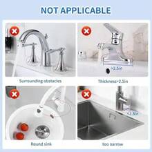 2-In-1 Faucet Drainer Mat For Sink, Dishwasher, Gray - 1 - View 5