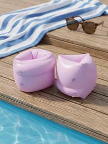 Inflatable Arm Bands With Dual Air Chambers, Suitable For Children 3+ Years Old, Essential For Swimming Pool And Beach In Summer - Multicolor - View 4