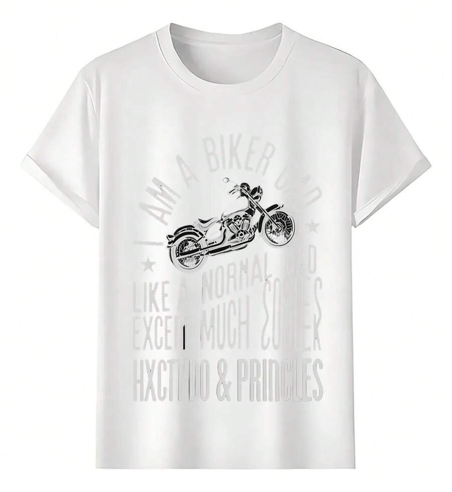 Playeras Biker Dad Motocicleta Estilo Cool Makeup bag Beach towel Decoración para el hogar Alfombra baño Bathroom accessories Dispensador de jabón líquido - Blanco - Ver 1