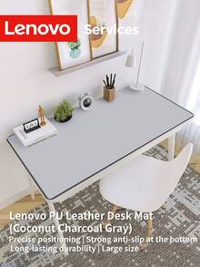 Lenovo PU Leather Large Desk Mat Waterproof Double-Sided Desk Pad 1200x600mm Non-Slip Keyboard Mouse Pad For Office Gaming Laptop - View 3