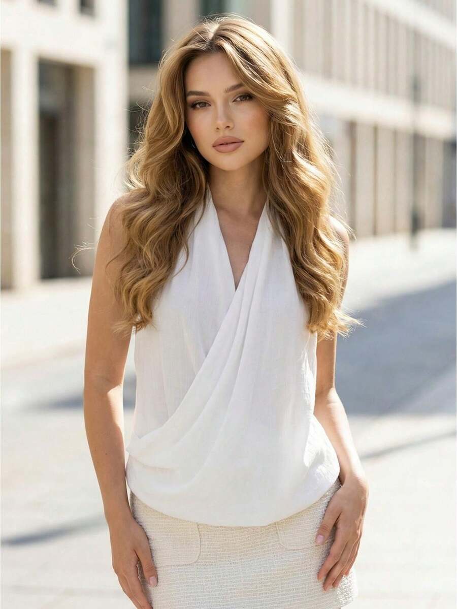Women Tank Tops & Camis - White - View 1