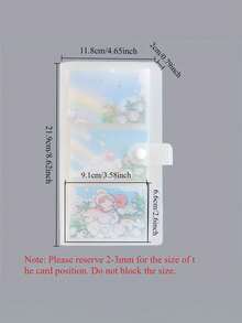 Personalized Large Capacity Photo Album With Photo Slots, Durable And Portable Keepsake Album, Suitable For Postcards And Movie Tickets, Perfect Travel Album, Transparent Plastic Rectangular, Personalized Gift, Suitable For Wedding Planning, Holiday Use, Celebrity Cards, Business Card Collection (Photo Size Random) - Multicolor - View 10